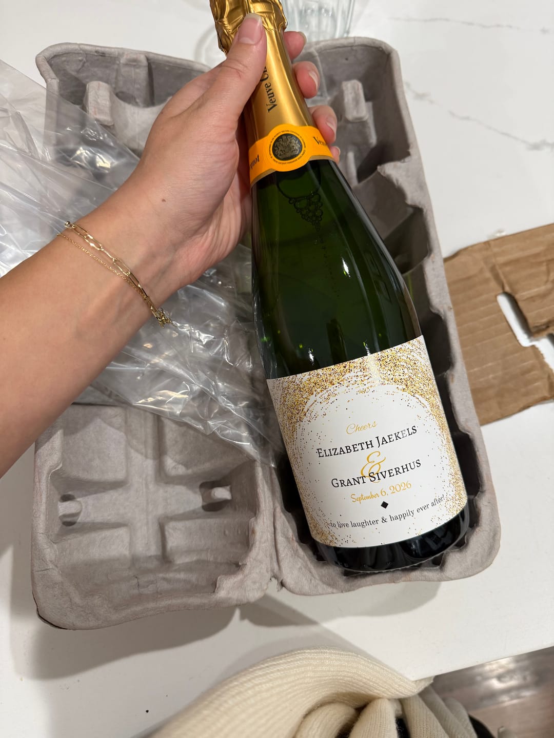 Customer photo review of Veuve Clicquot Brut Champagne