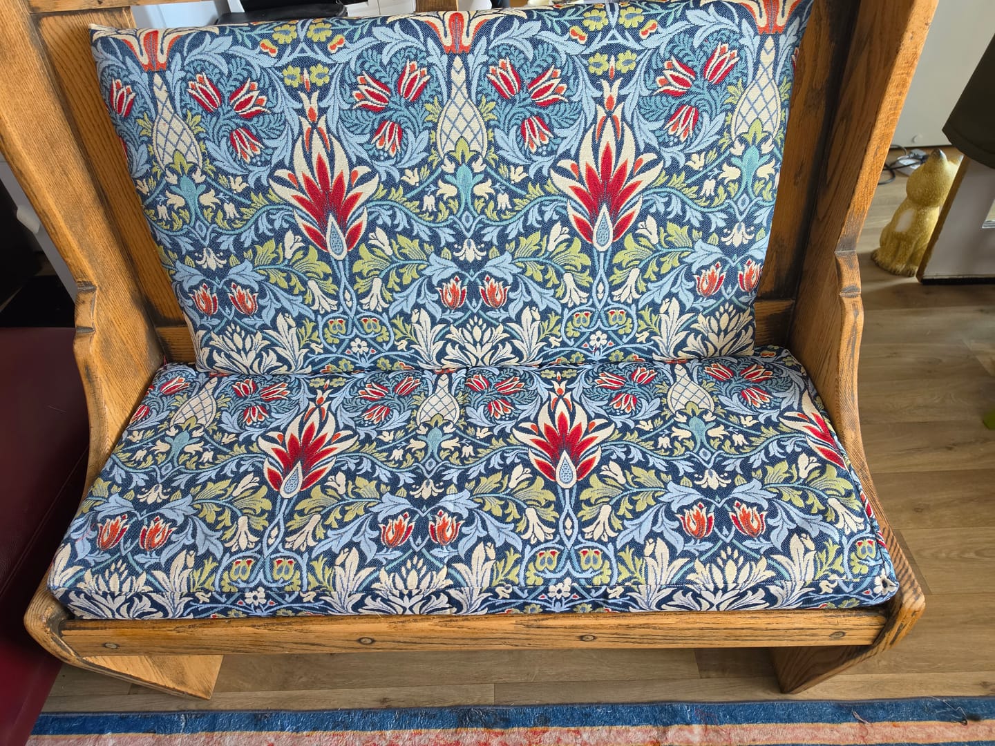 Customer photo review of William Morris Snakeshead Tapestry Fabric