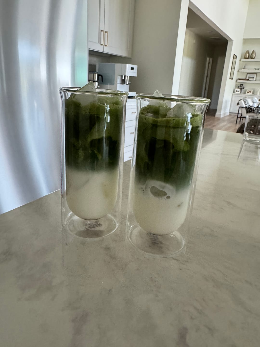 Customer photo review of FLUR Iced Coffee Glasses
