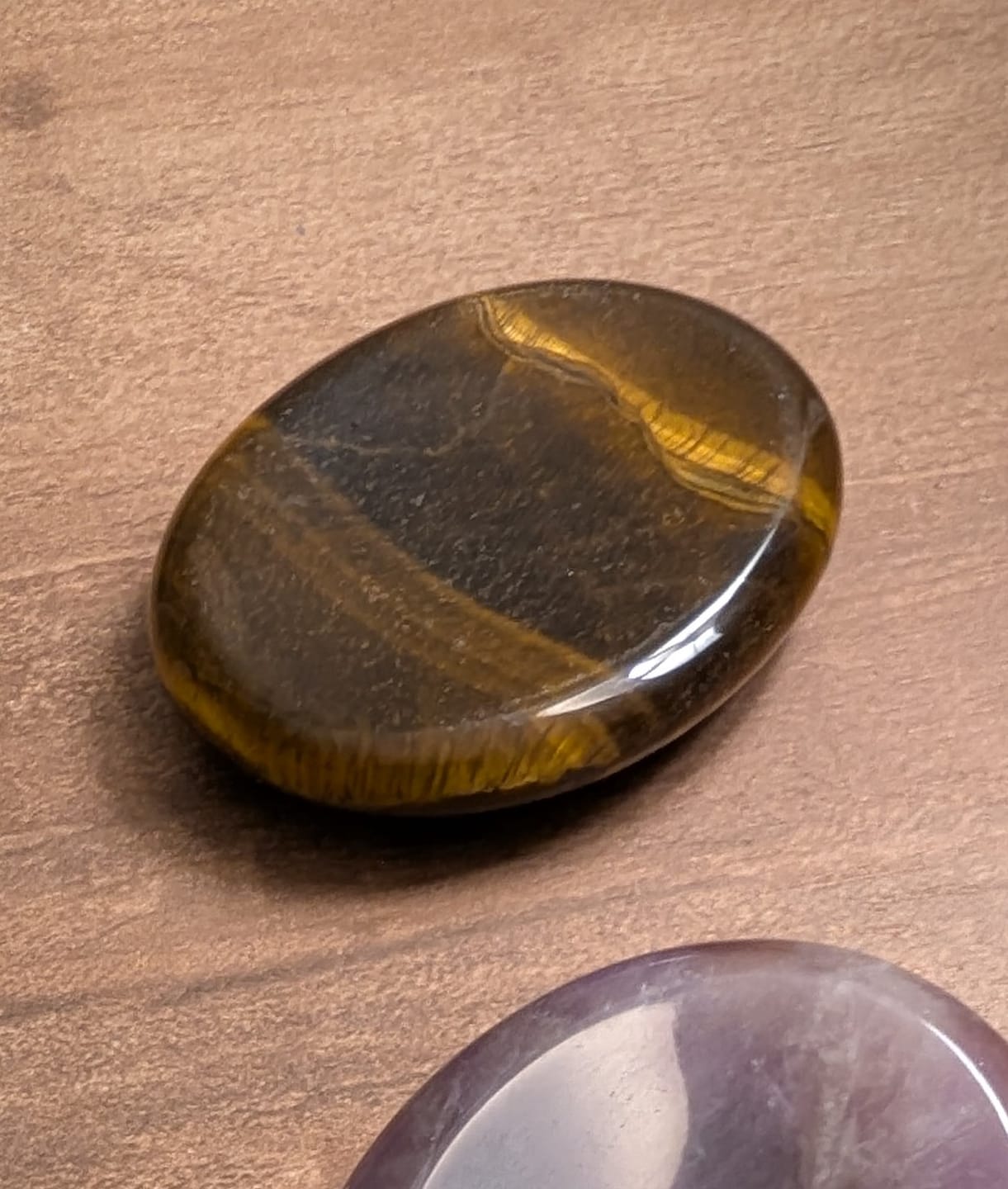 Customer photo review of Pierre anti-stress Oeil de Tigre