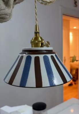 Customer photo review of Sora | Handcrafted Ceramic Pendant Light
