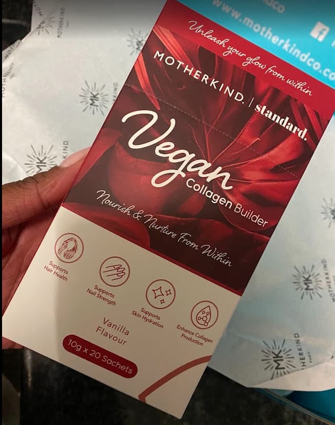 Customer photo review of Vegan Collagen Builder (20 x 10g Single Servings)