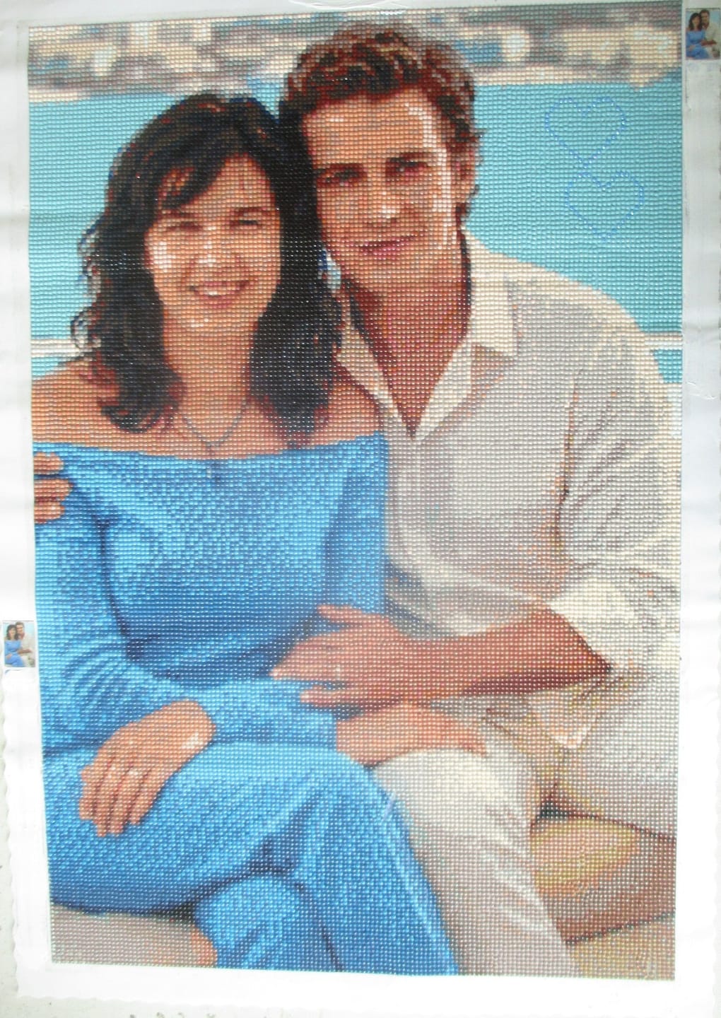 Customer photo review of Custom Diamond Painting Kits - Upload Any Image - Create Your Own