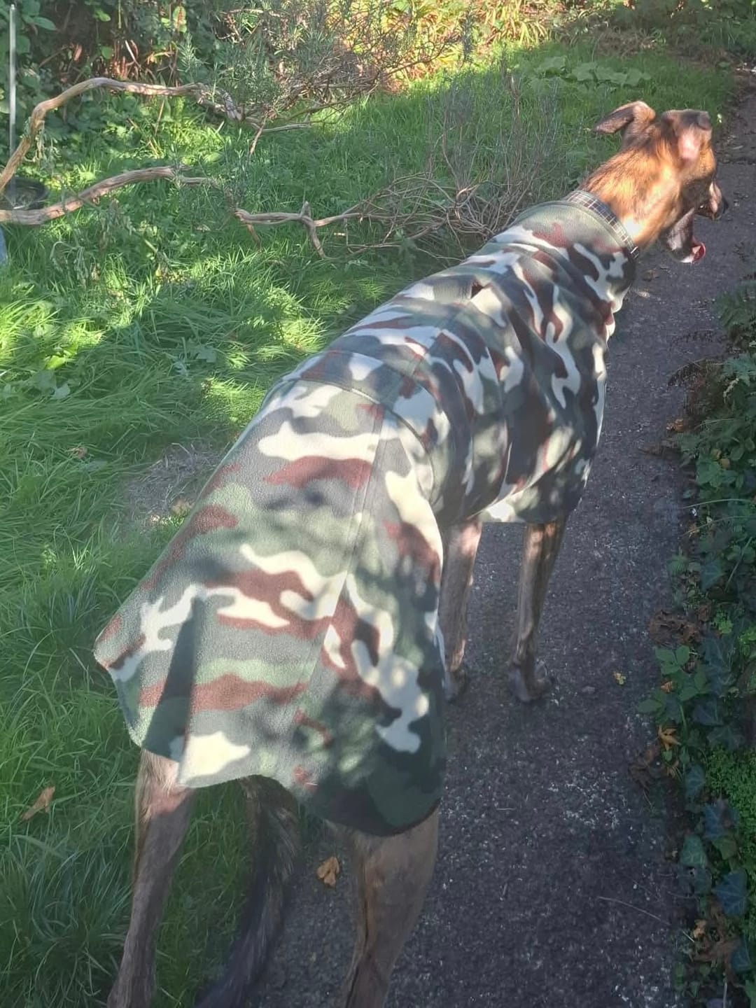 Customer photo review of Camo Anti Pill Polar Fleece Fabric