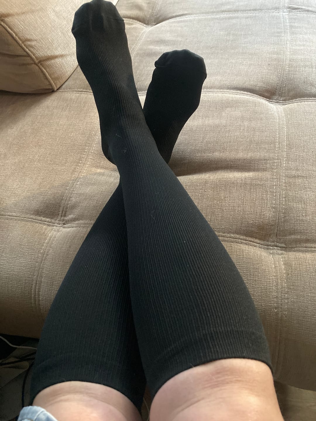 Customer photo review of Sveikatėja Kompresinės Kojinės Lengvesnėms Kojoms