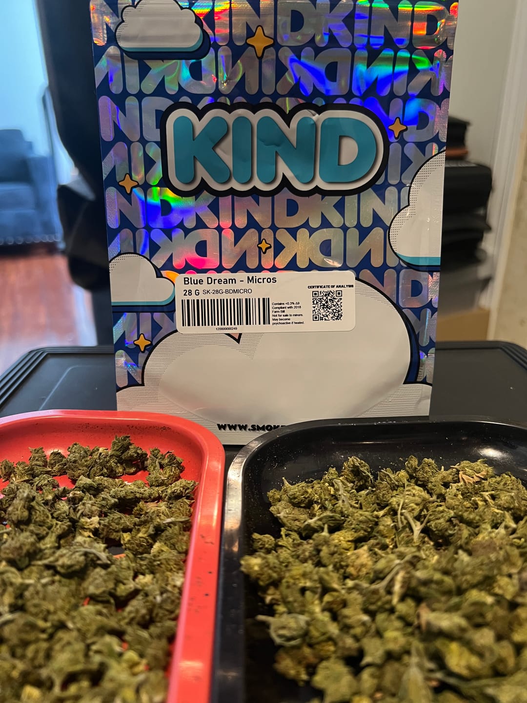 Customer photo review of KIND - Blue Dream - Micros - 28 Grams - Sativa