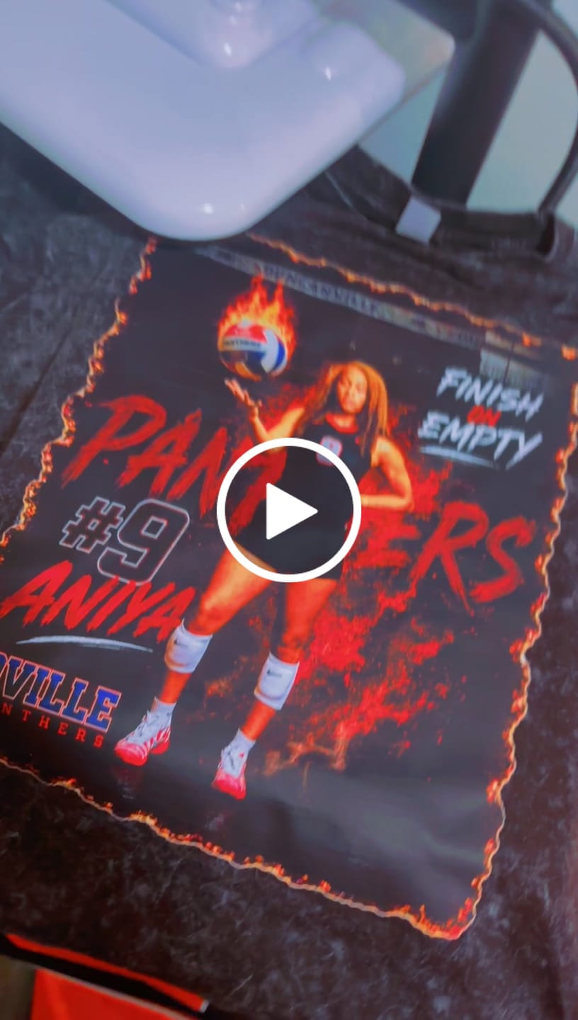 Customer video review of Gang Sheet (Upload)