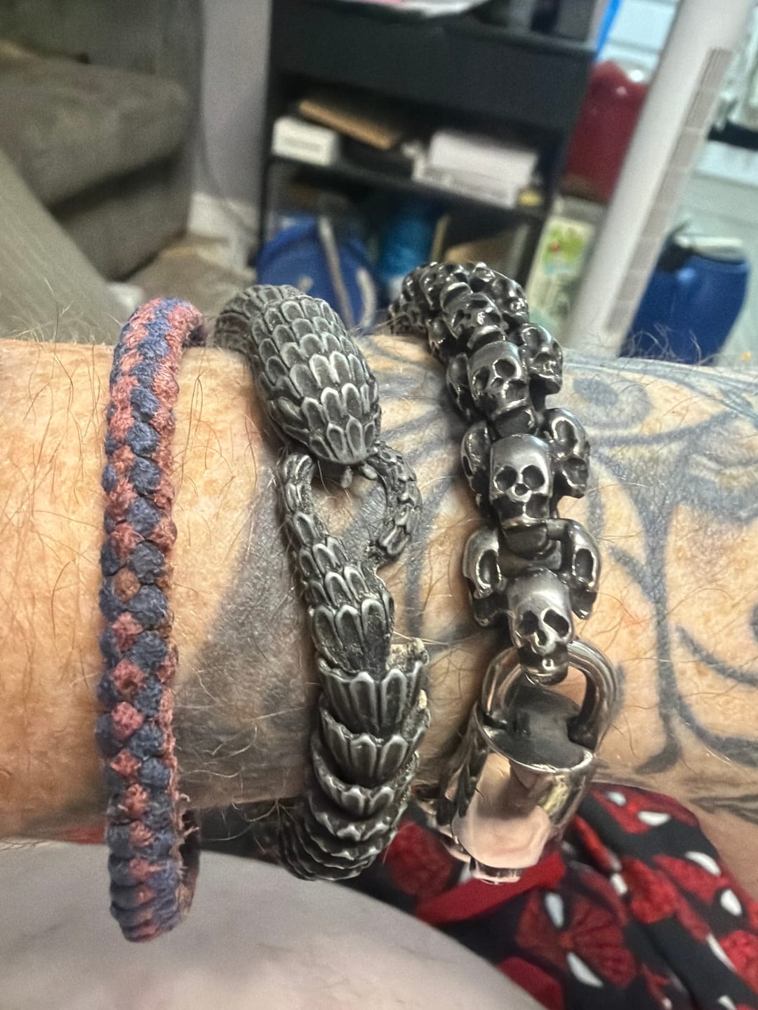 Customer photo review of Deathrow Bracelet