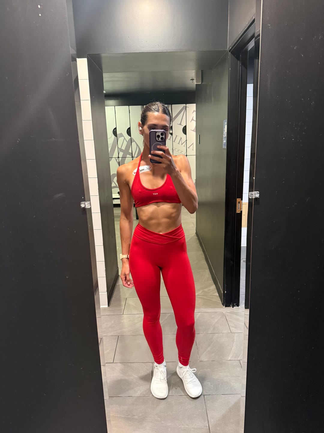 Customer photo review of The Bare Bra Scarlet