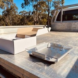 Customer photo review of Magnetic Roof Mount Power Kit | For Boats, Caravans, Canopies & Trays
