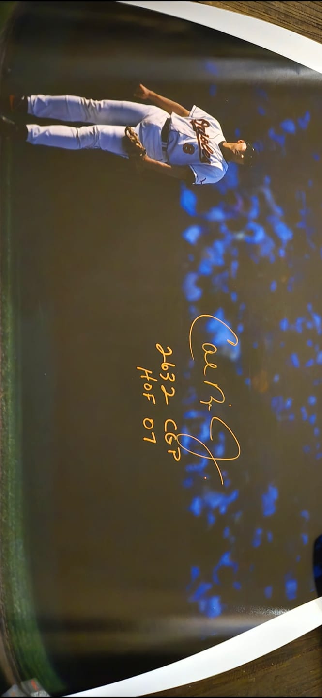 Customer photo review of Cal Ripken Jr Autograph Signing