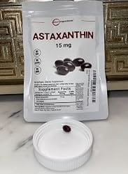 Customer photo review of Natural Astaxanthin 12mg with Coconut Oil for Skin & Eye Health - 120 Softgels