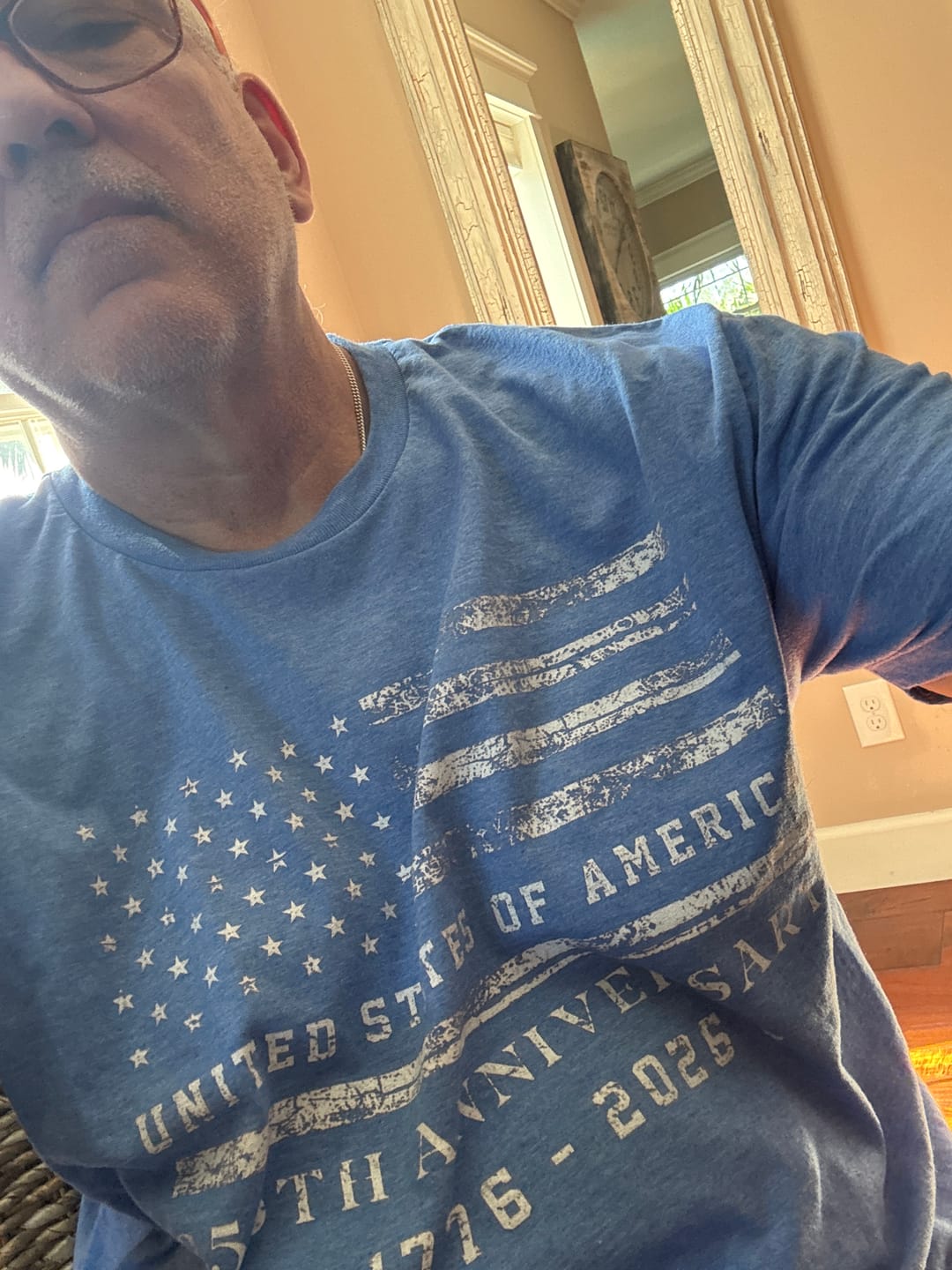 Customer photo review of America's 250th T-Shirt