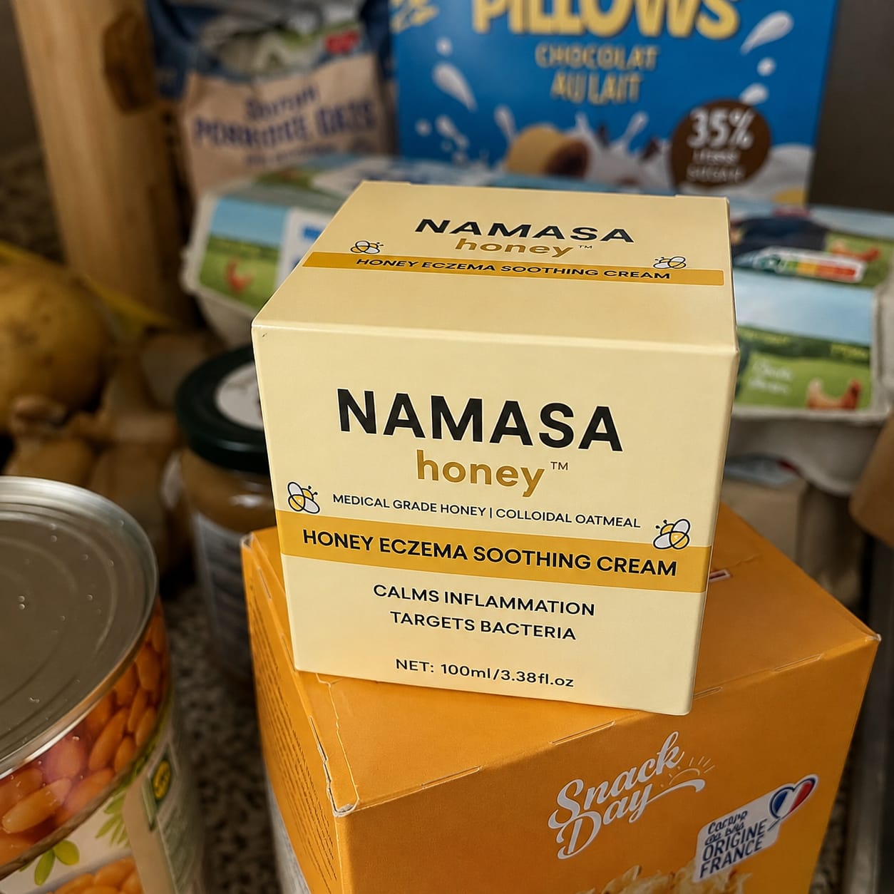 Customer photo review of NAMASA™ Crema de Miel para Eczema