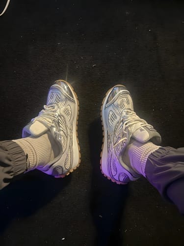 Customer photo review of Bottega venta orbit silver and white