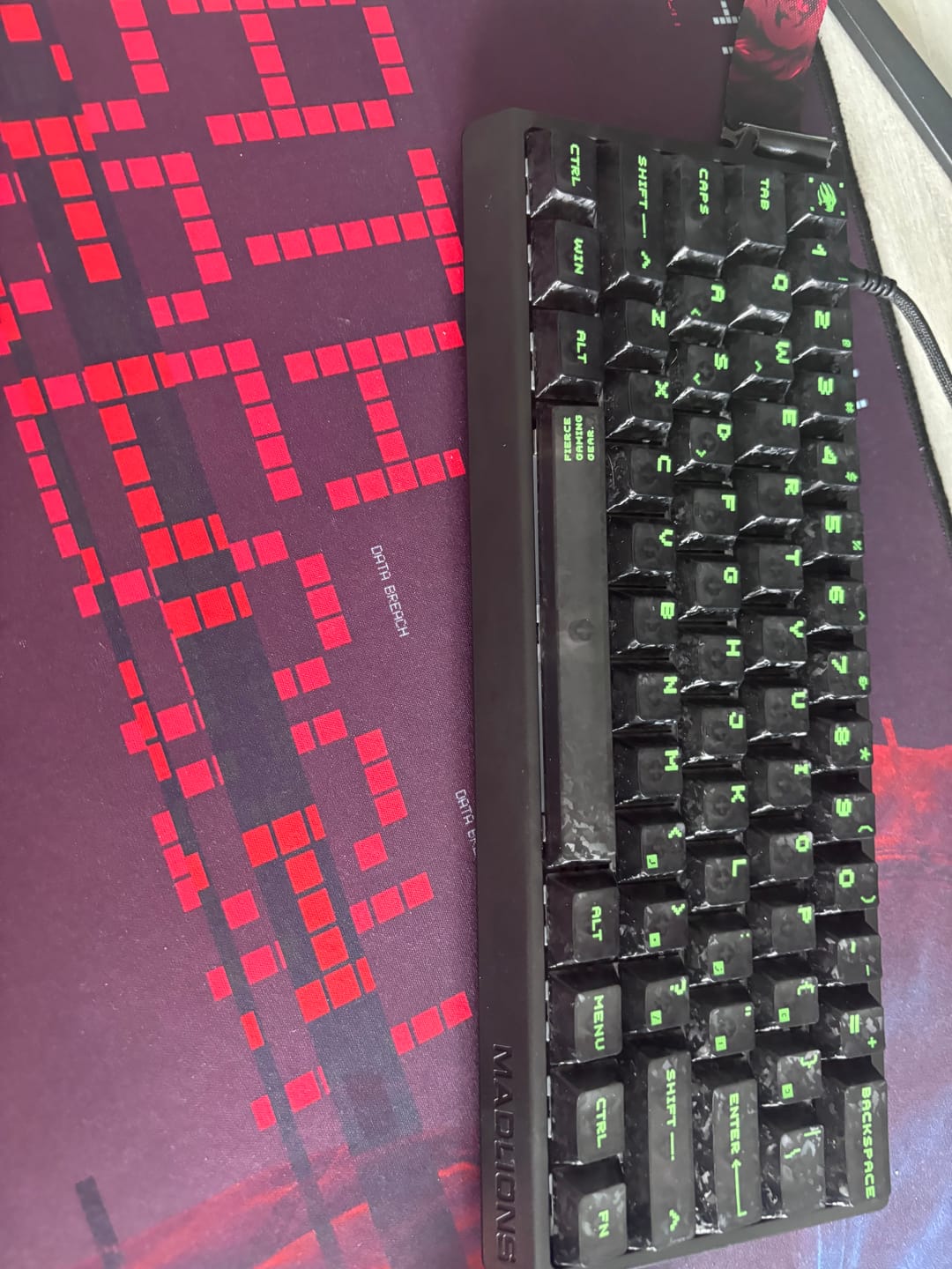 Customer photo review of FGG Madlions MAD60 HE V2 Klavye (Manyetik Switch / HE)
