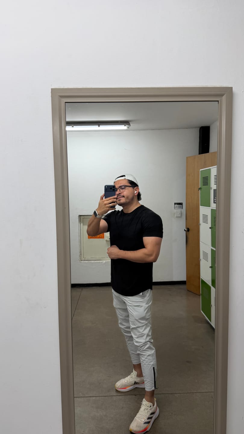Customer photo review of RugLite Training Jogger - Light Gray