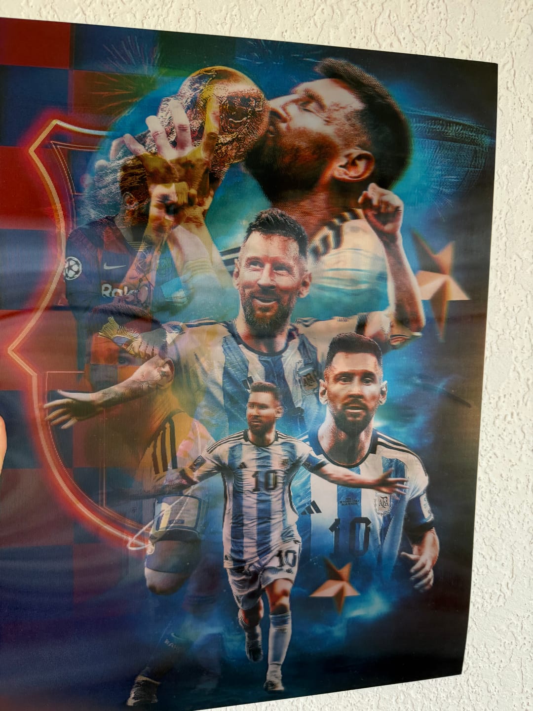 Customer photo review of Poster Lenticular Futbol Leyendas