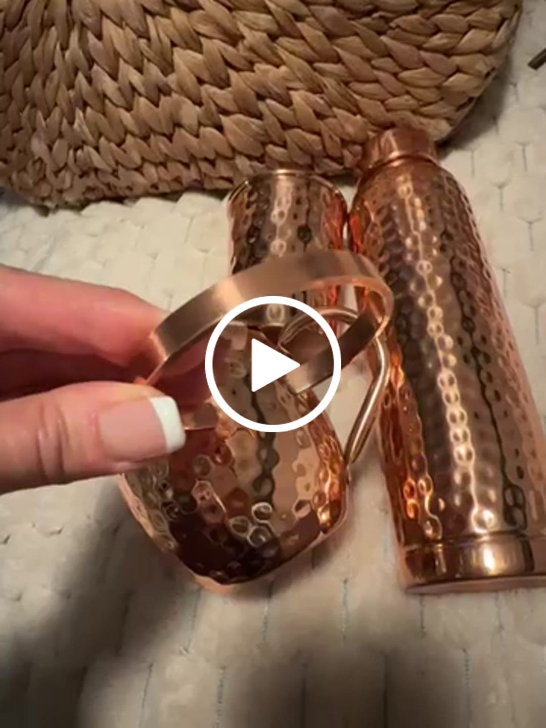 Customer video review of Pure Copper Bracelet - Smooth Copper Bracelet - Copper Culture