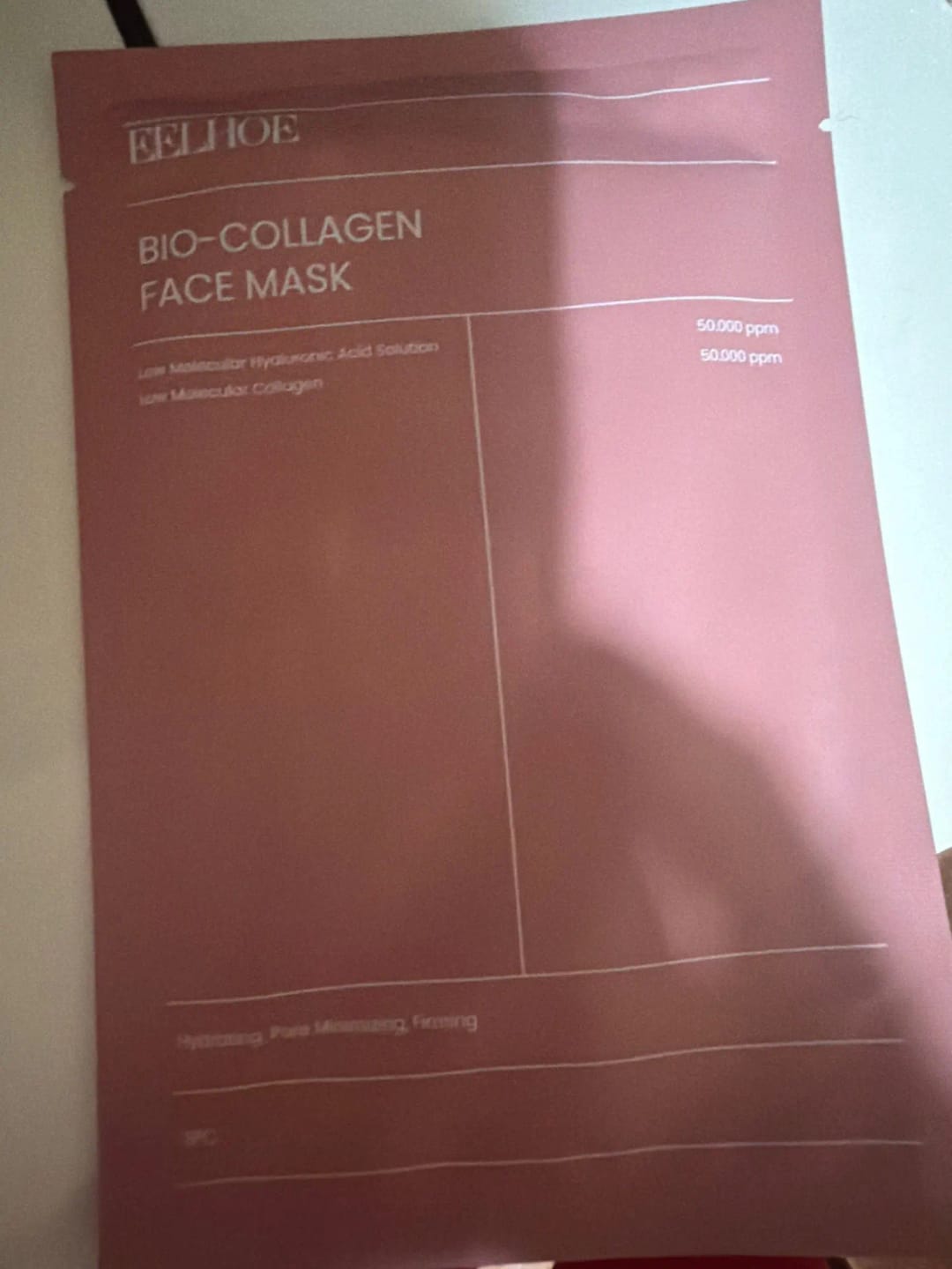 Customer photo review of Bio-Collagen Face Mask