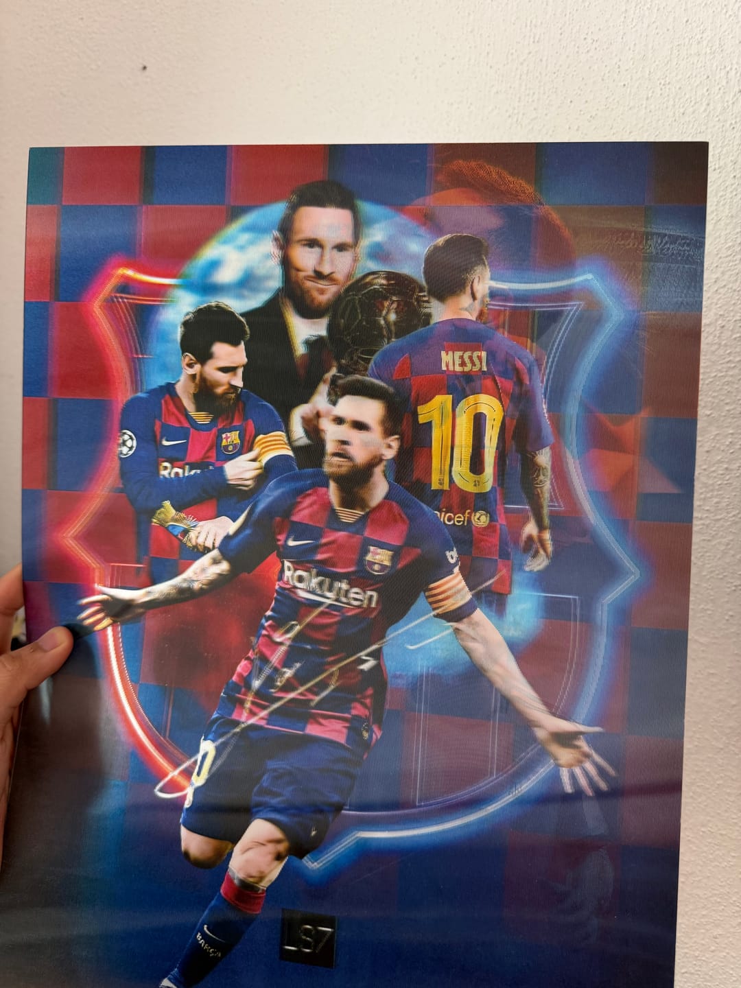 Customer photo review of Poster Lenticular Futbol Leyendas