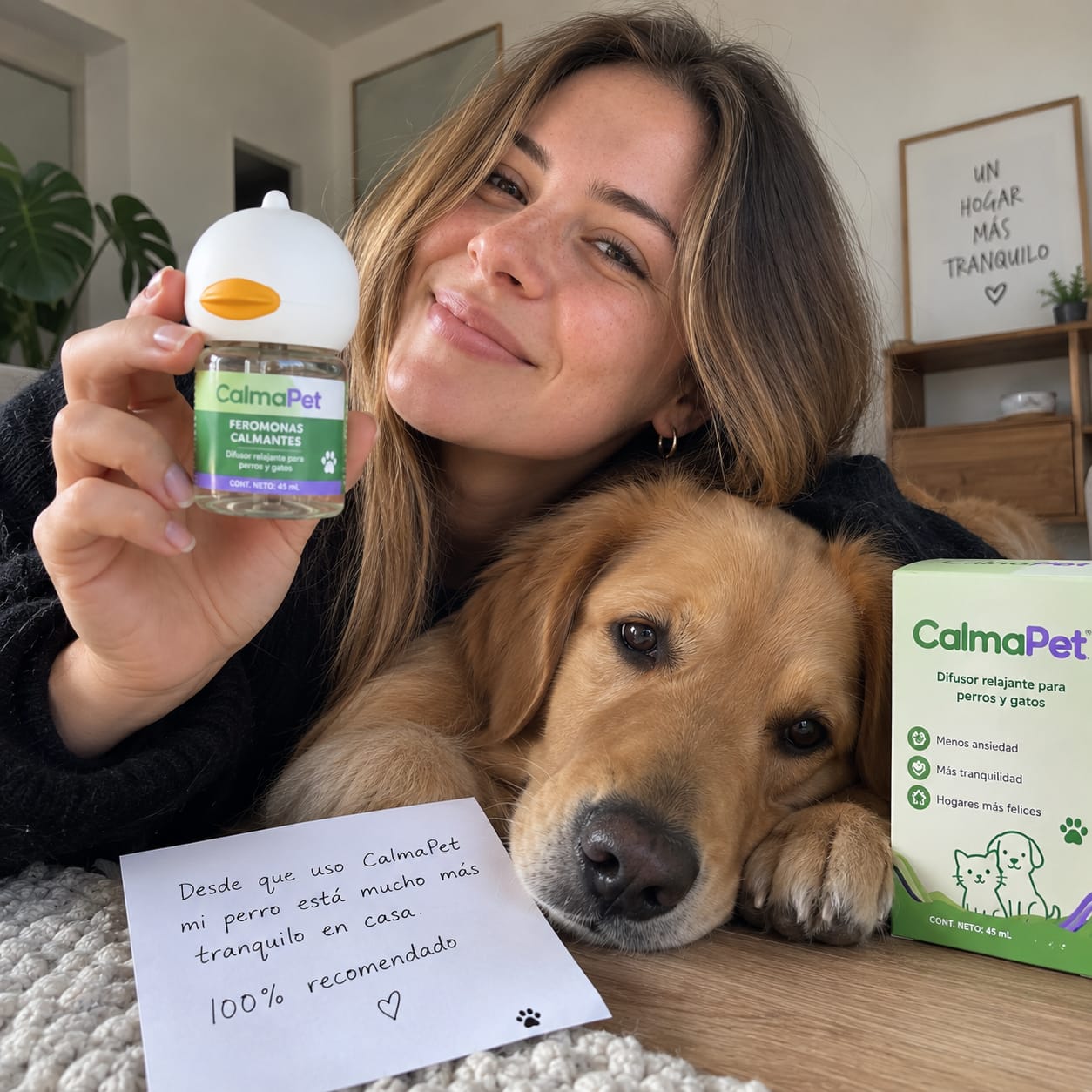 Customer photo review of Calmapet Kit de difusor calmante para perros