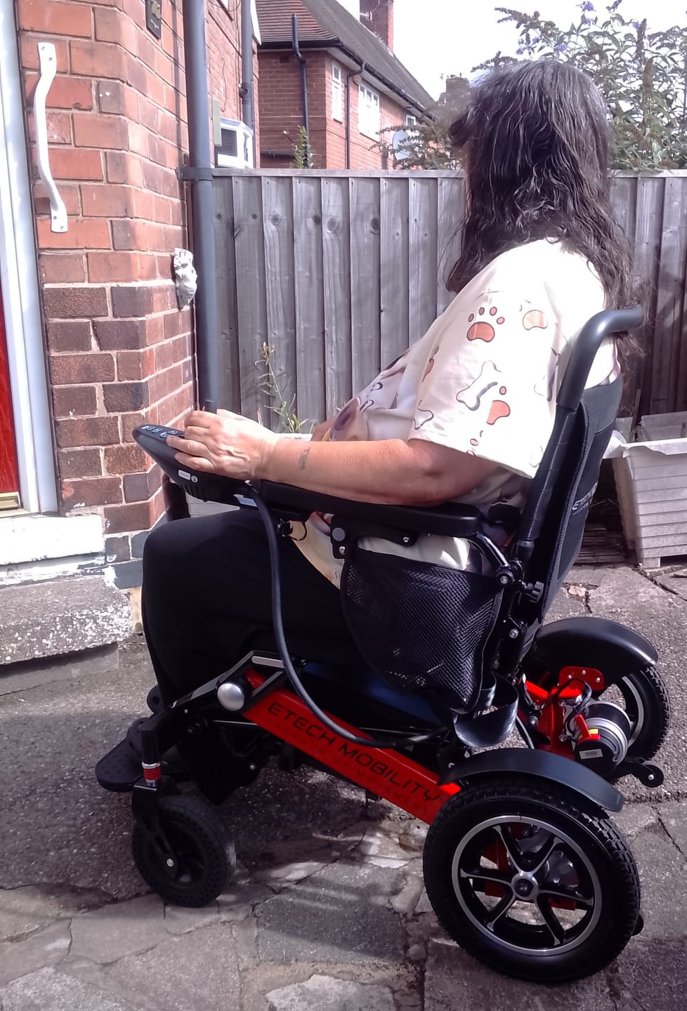 Customer photo review of Lightweight Electric Wheelchair | Folding Powerchair | Freedom Pro ST