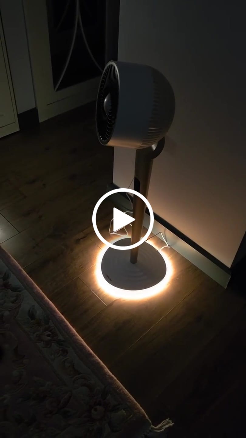 Customer video review of Ayaklı Vantilatör Air Pro | Akıllı, Sıcaklık Sensörlü, 3D Salınım, Işıklı (X7432)