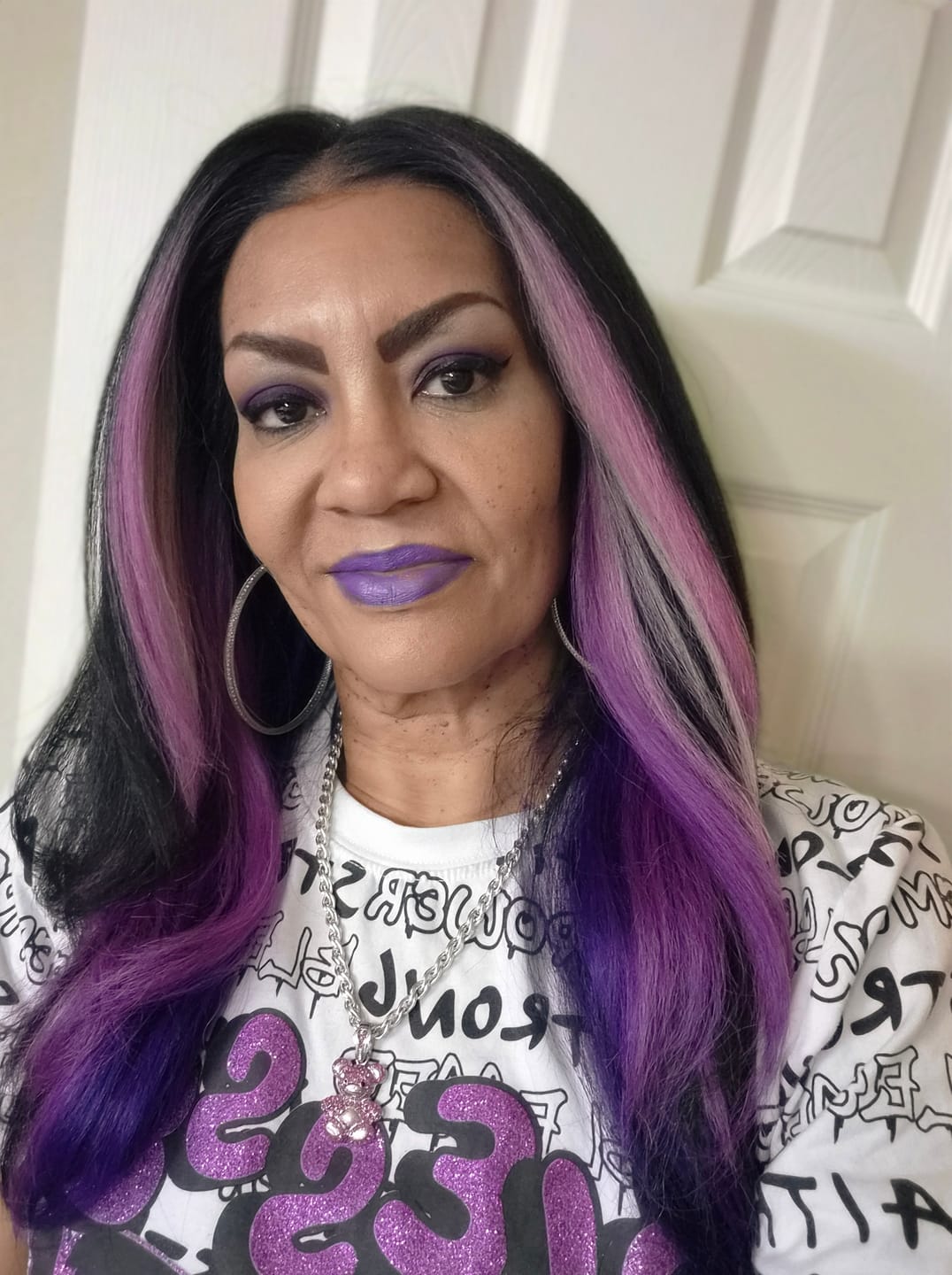 Customer photo review of Outre Perfect Hairline True Frontal Glueless 13x6 HD Widow's Peak Lace Front Wig - PEAK 714