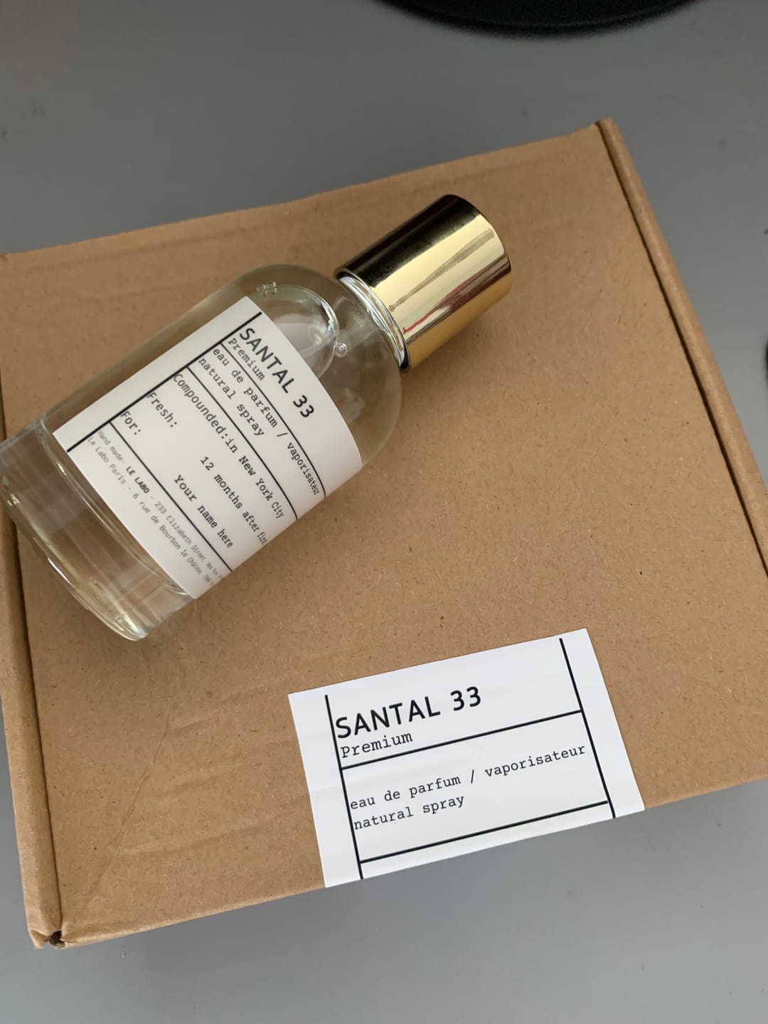 Customer photo review of Le Labo Fragrance
