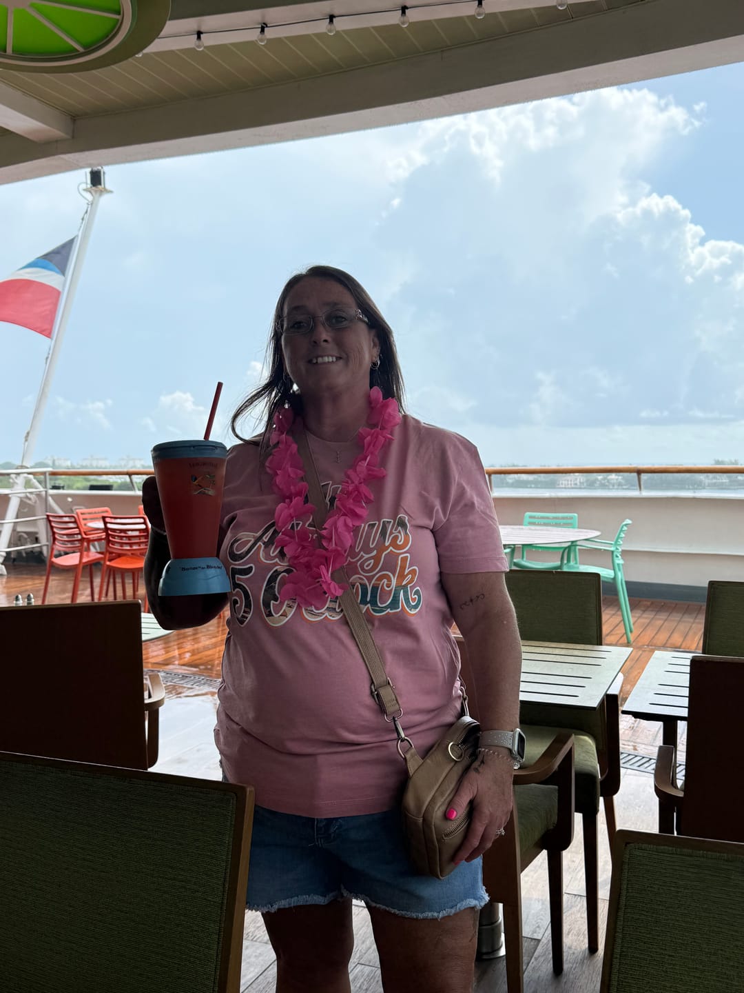 Customer photo review of Always 5 o'clock T-Shirt