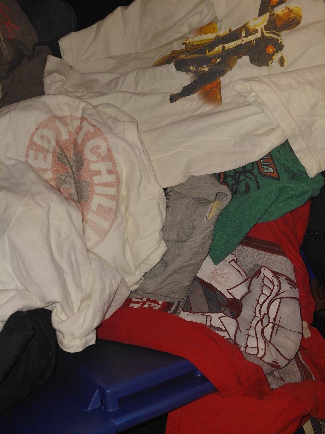 Customer photo review of Wholesale Rock & Music T-Shirts (10 Pieces)
