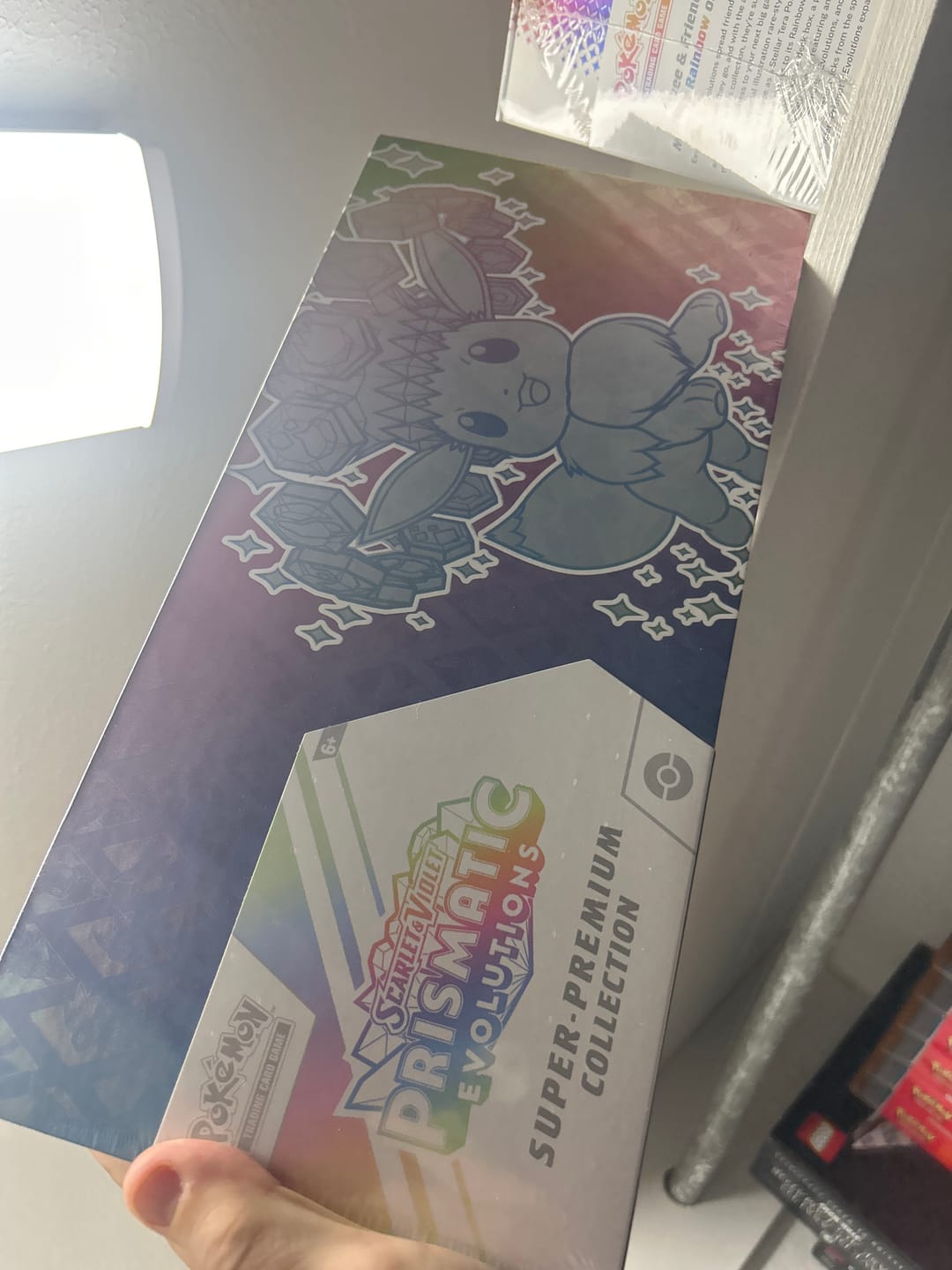Customer photo review of Prismatic Evolutions Super-Premium Collection - SV: Prismatic Evolutions
