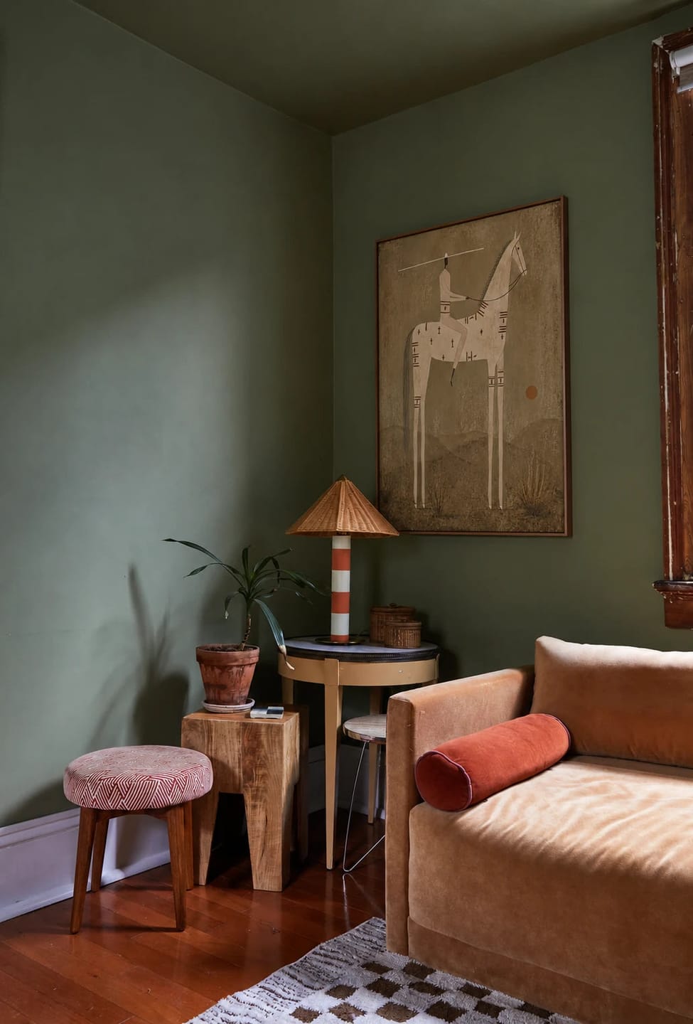 Customer photo review of Vintage Americana Art｜Parchment Prairie Rider