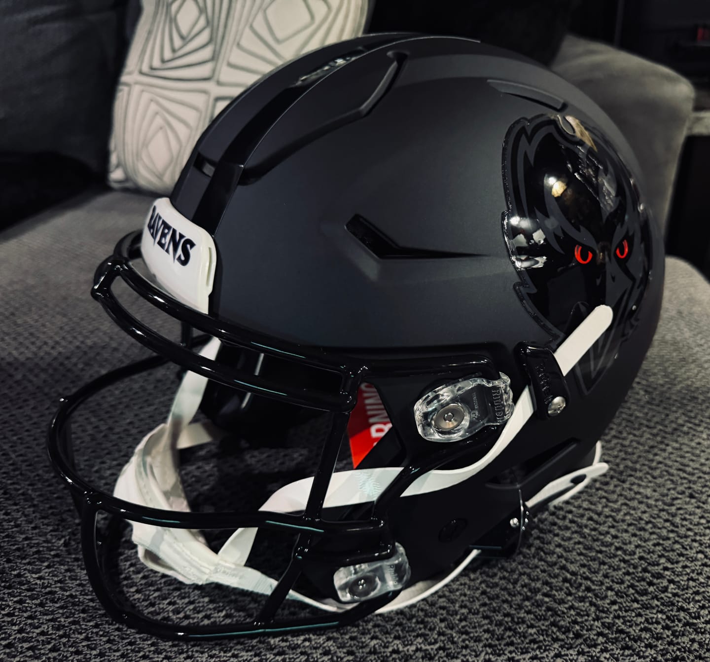 Customer photo review of Baltimore Ravens Riddell SpeedFlex Authentic Helmet - Darkness Alternate 2026