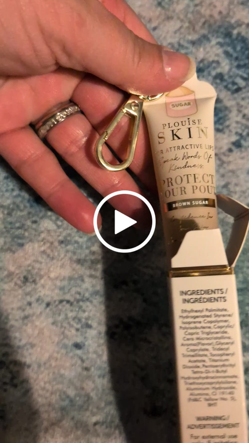 Customer video review of Protect Your Pout Keychain Lip Conditioner