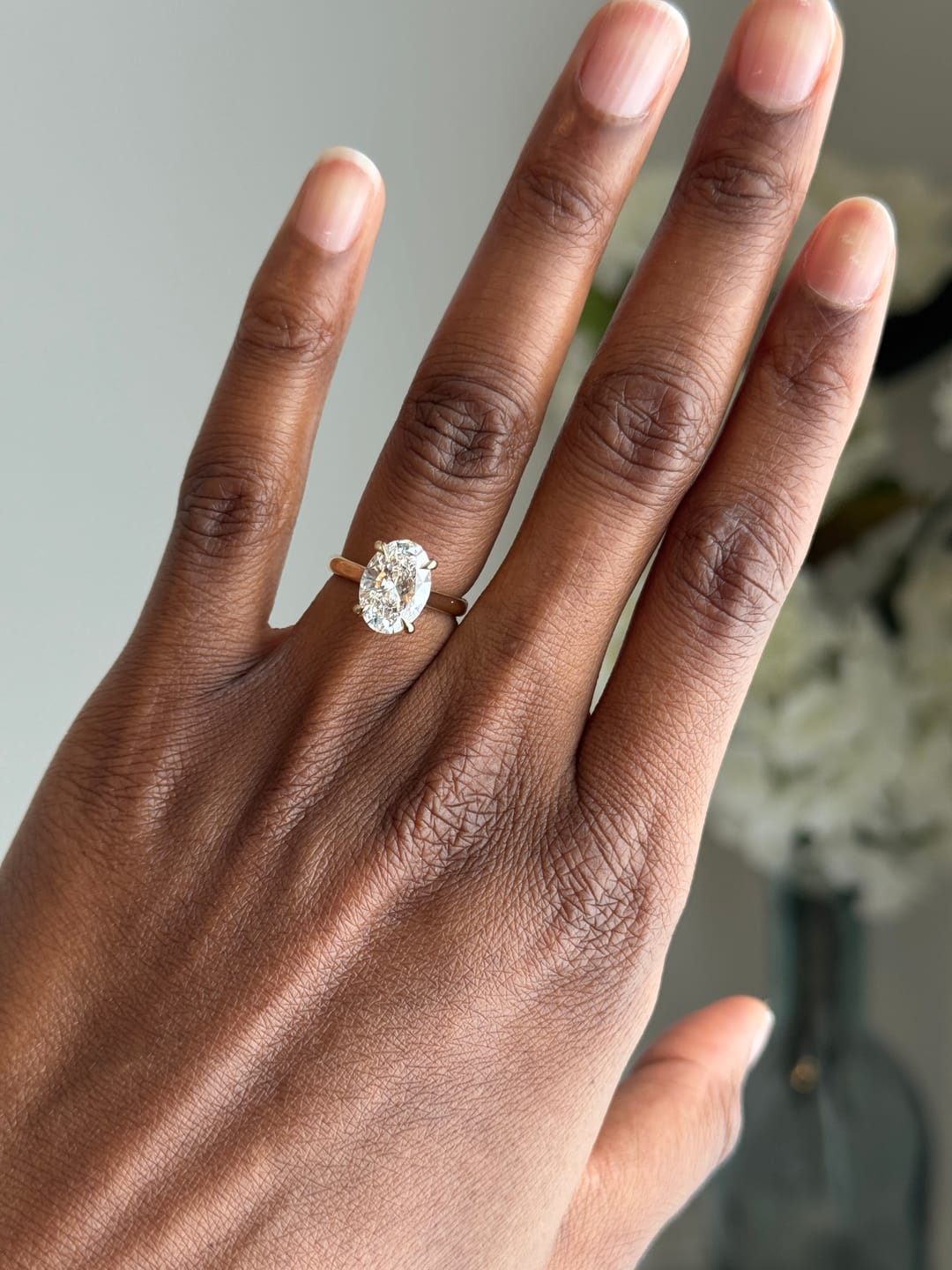 Customer photo review of Custom Engagement Ring Diamond Daughters