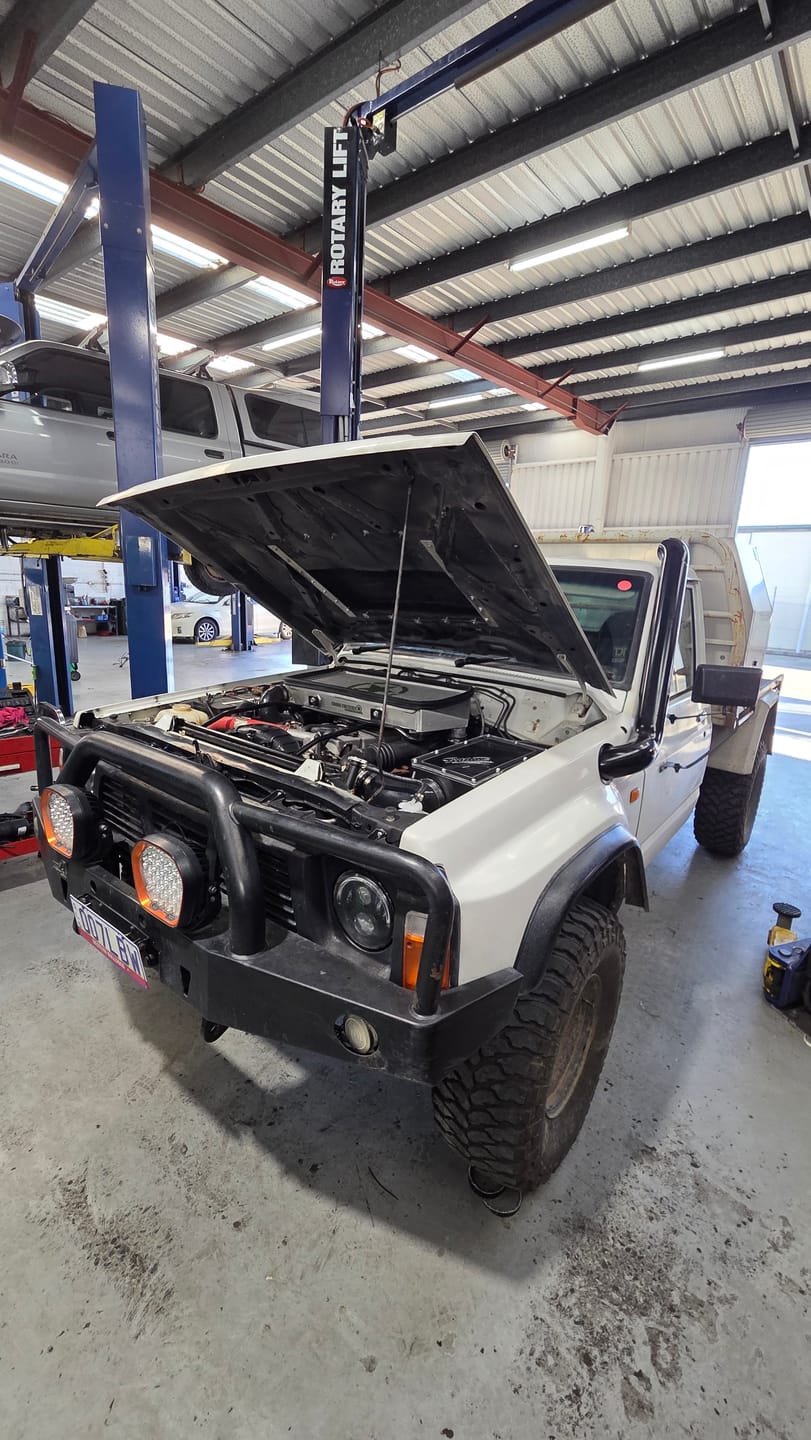 Customer photo review of Custom Air box to suit GQ Patrol pod filter clear top style