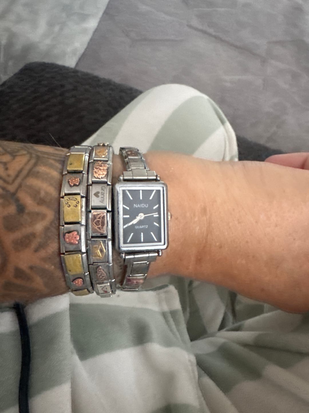 Customer photo review of Charm Watch - Rectangle Edition