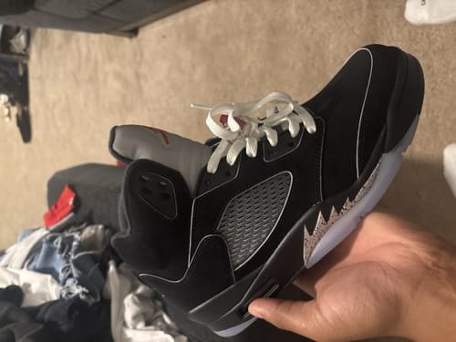 Customer photo review of JORDAN RETRO 5 x BLACK METALLIC