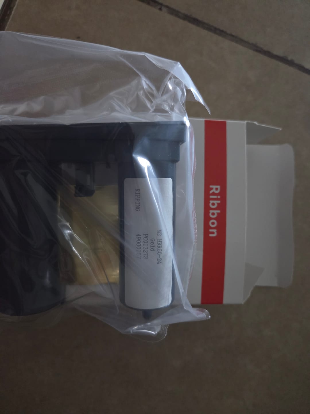 Customer photo review of NIIMBOT Compatible M2 Labeling Ribbon, Replacement Refill Tapes
