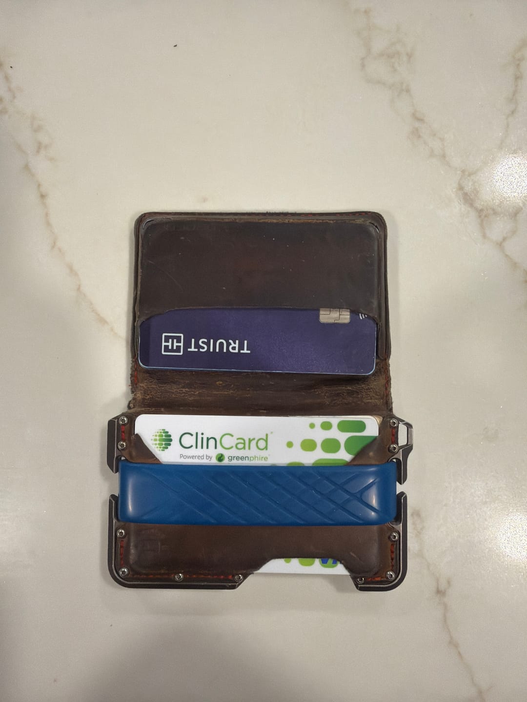 Customer photo review of D01 Dapper™ Wallet - Special Edition - Slate Grey