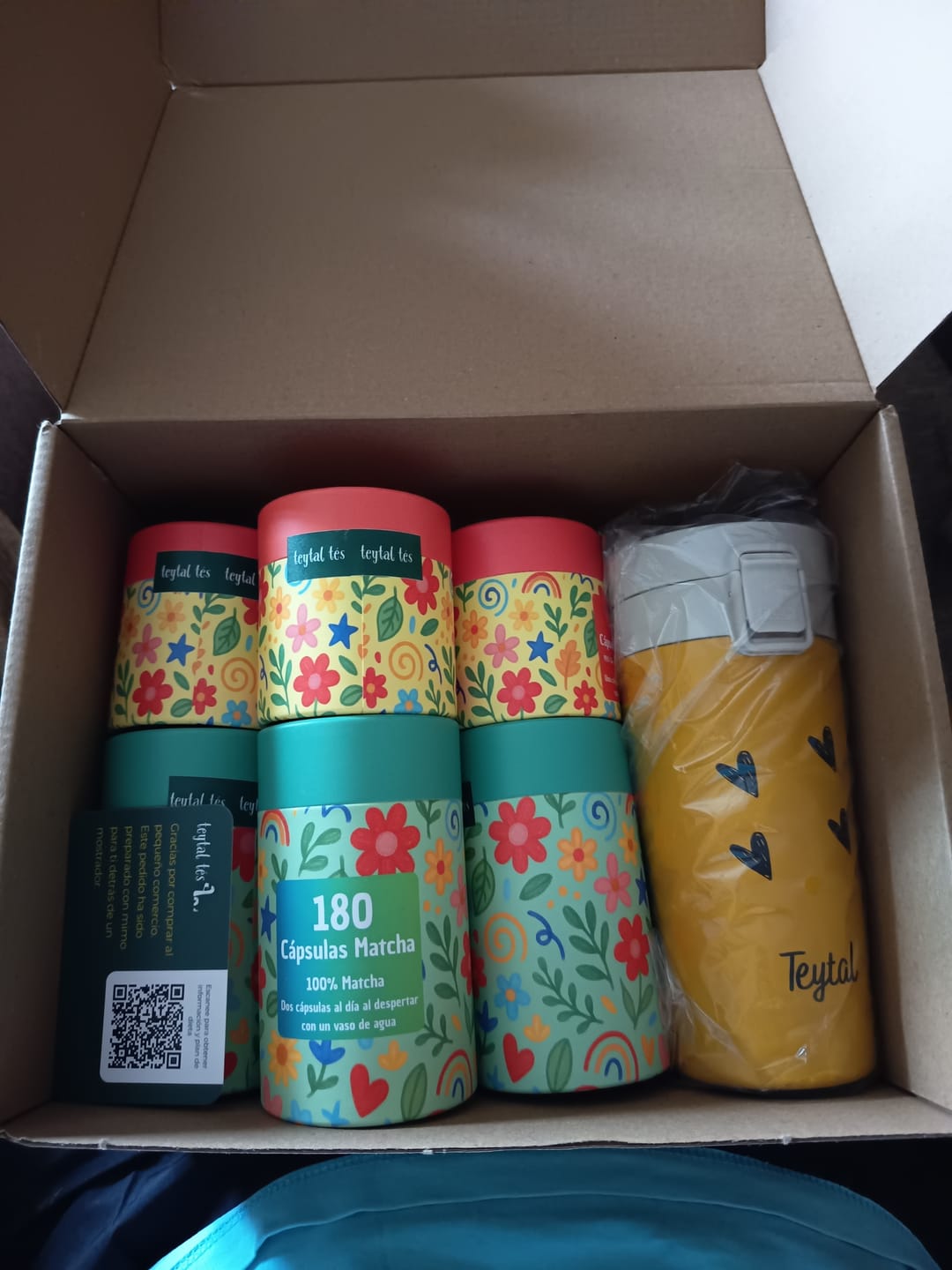 Customer photo review of Cápsulas Matcha y Cápsulas Cúrcuma