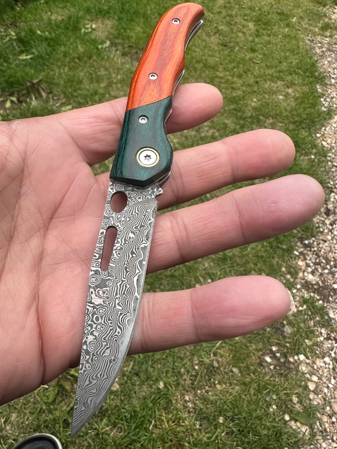 Customer photo review of Taschenmesser Damast Noxar