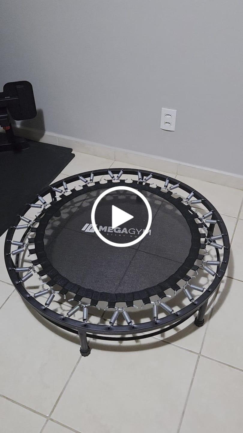 Customer video review of Mini Jump Trampolim Profissional 36 Molas