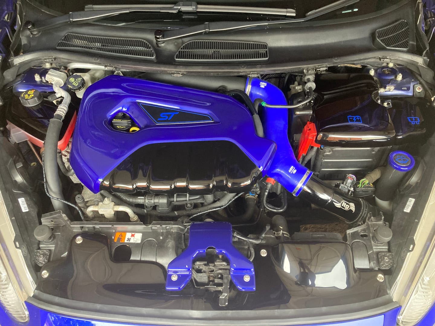 Customer photo review of Proform Engine Bay Slam Panel Covers - MK7.5 Fiesta (Plastic Finishes)