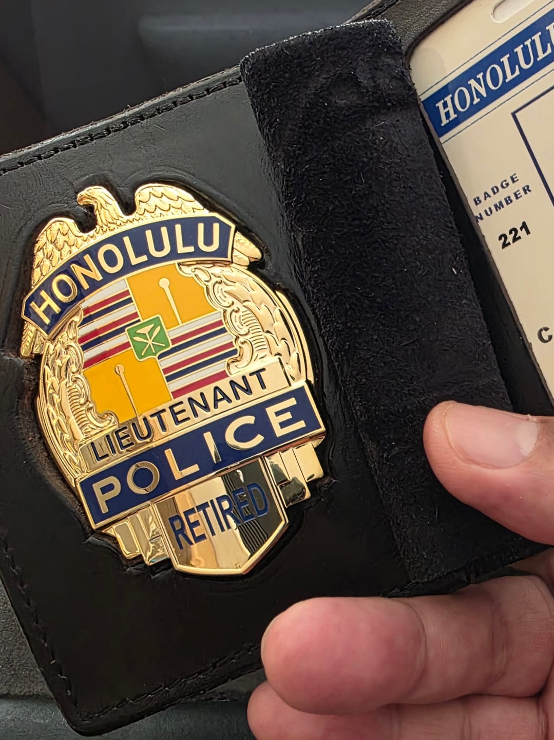 Customer photo review of Custom Badge Number Charges