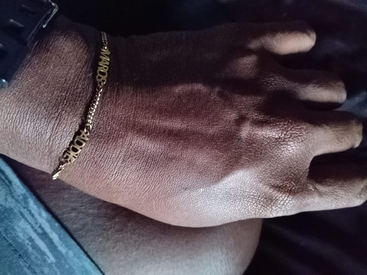 Customer photo review of Custom Name Bracelet