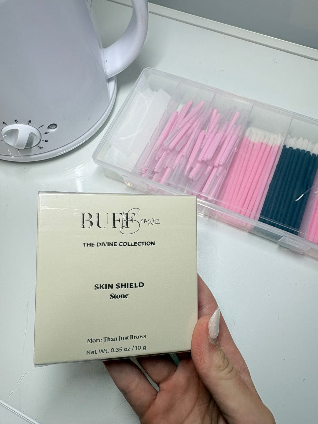 Customer photo review of Skin Shield - Stone 10g