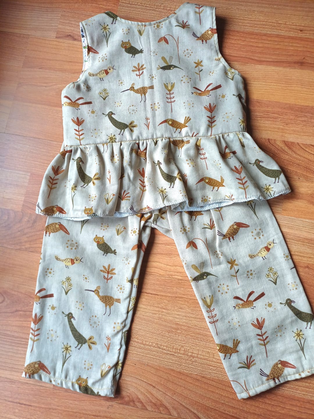 Customer photo review of Birdsong Blossom Flat Double Gauze Fabric